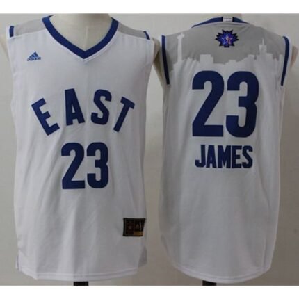 Cavaliers #23 LeBron James White 2016 All Star Stitched NBA Jersey