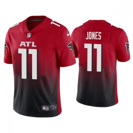 Men's Atlanta Falcons #11 Julio Jones 2020 Red 2nd Alternate Vapor Limited NFL Stitched NFL Jersey