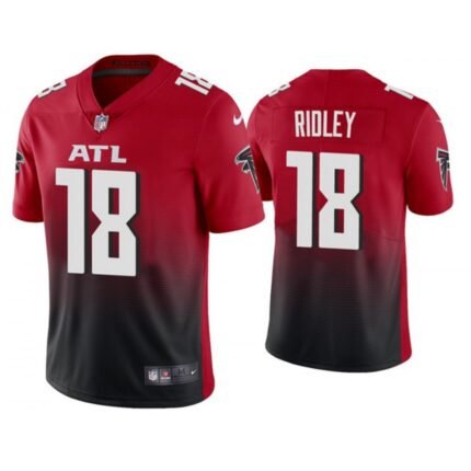 Men's Atlanta Falcons #18 Calvin Ridley New Red Vapor Untouchable Limited Stitched Jersey