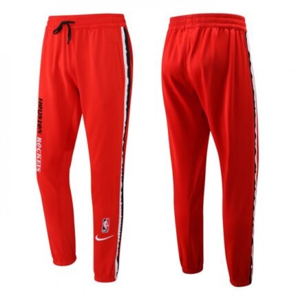 Men's Houston Rockets Red Performance Showtime Basketball Pants