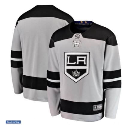 Men's Los Angeles Kings Gray Alternate Stitched Jersey