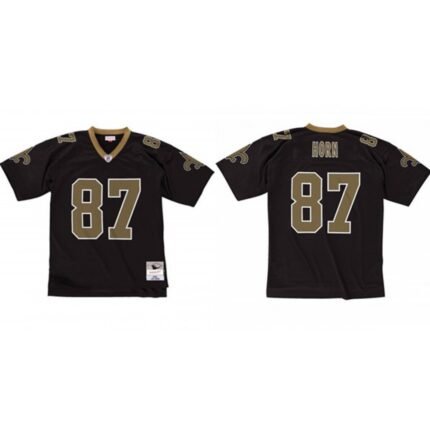 Men's New Orleans Saints #87 Joe Horn 2005 Black Stitched Football Jersey