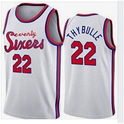Men's Philadelphia 76ers #22 Matisse Thybulle White Stitched NBA Jersey