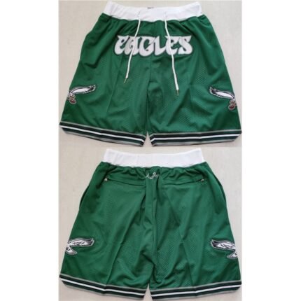 Men's Philadelphia Eagles Green Shorts (Run Small)