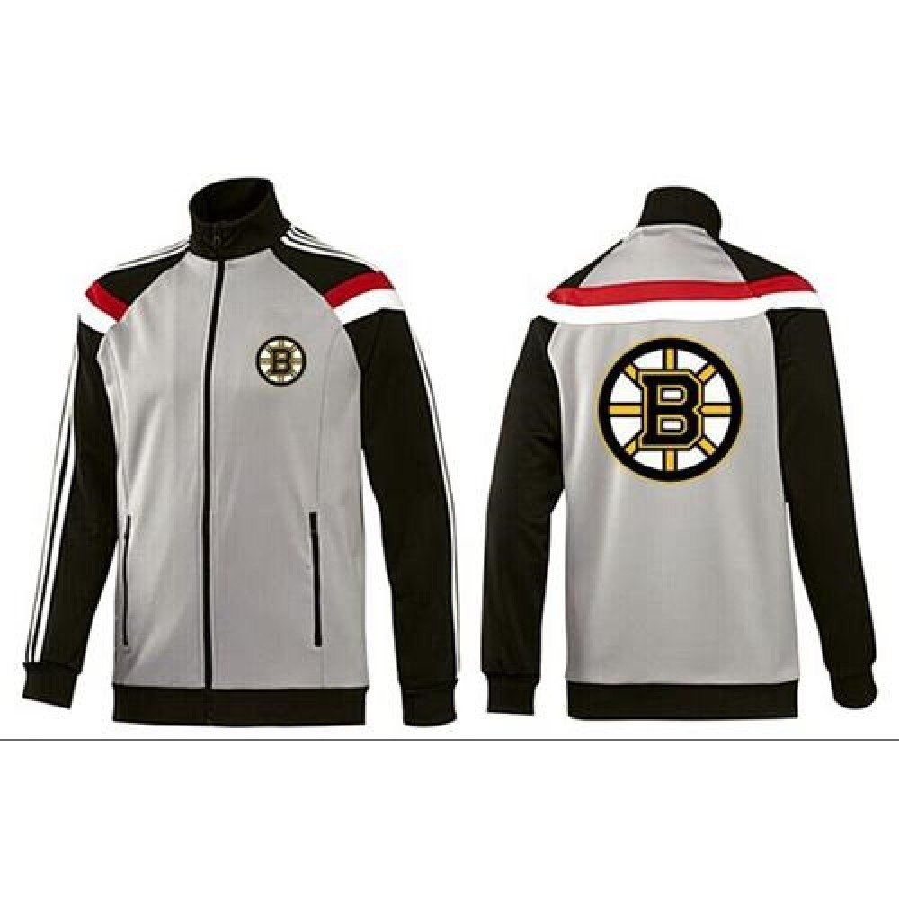 NHL_Boston_Bruins_Zip_Jackets_Grey_FAY10WDVs