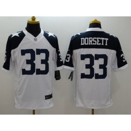 Nike Cowboys #33 Tony Dorsett White Thanksgiving Throwback Men's Stitched NFL Limited Jersey