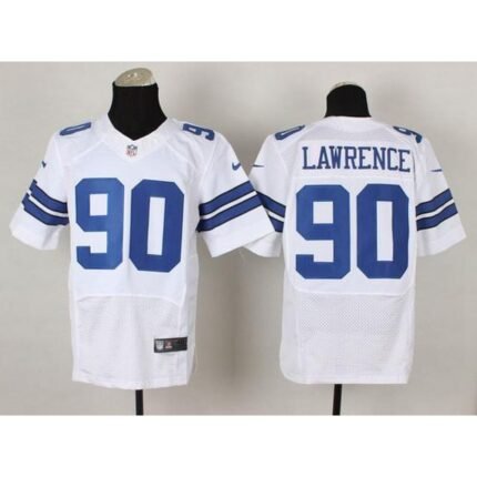 Nike Cowboys #90 Demarcus Lawrence White Men's Stitched NFL Elite Jersey