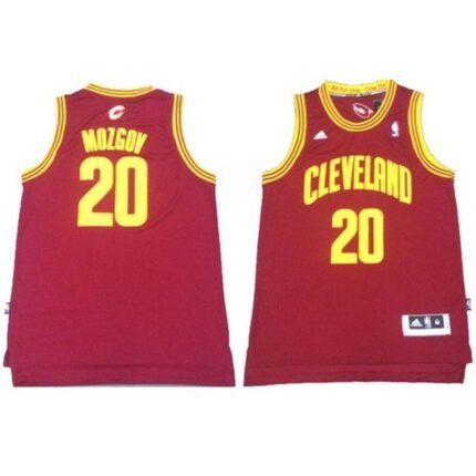Revolution 30 Cavaliers #20 Timofey Mozgov Red Stitched NBA Jersey