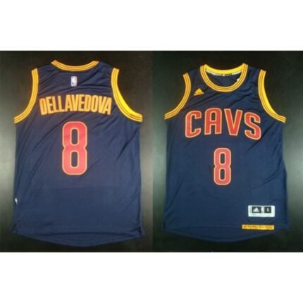 Revolution 30 Cavaliers #8 Matthew Dellavedova Navy Blue CavFanatic Stitched NBA Jersey