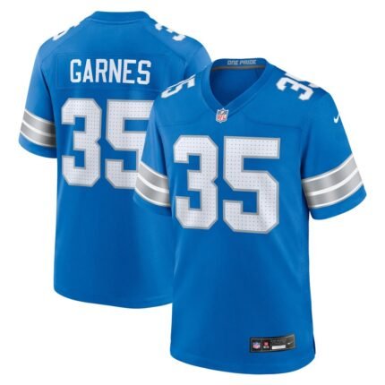 Men's Detroit Lions Chelen Garnes Nike  Blue Game Jersey
