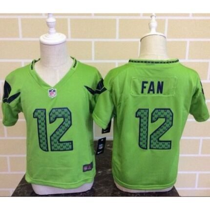 Toddler Nike Seahawks #12 Fan Green Alternate Stitched NFL Elite Jersey