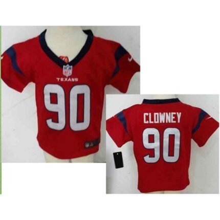 Toddler Nike Texans #90 Jadeveon Clowney Red Alternate Stitched NFL Elite Jersey