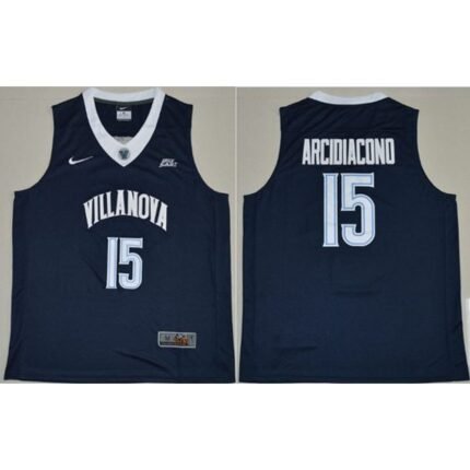 Villanova Wildcats #15 Ryan Arcidiacono Navy Blue Basketball Stitched NCAA Jersey
