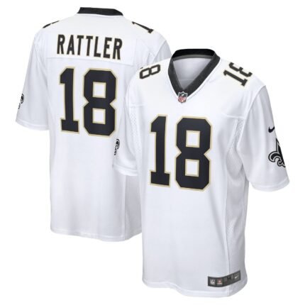Spencer Rattler New Orleans Saints Nike 2024 NFL Draft Game Jersey - White