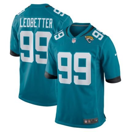 Jeremiah Ledbetter Jacksonville Jaguars Nike Home Game Jersey - Teal