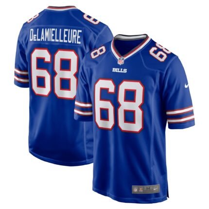 Joe DeLamielleure Buffalo Bills Nike Game Retired Jersey - Royal