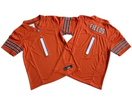 Chicago Bears 1# Justin Fields Nike Vapor F.U.S.E. Limited Jersey