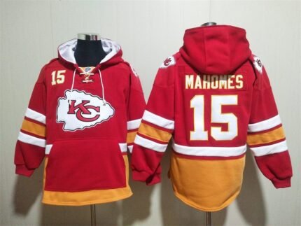 Kansas City Chiefs Hoodie #15 MAHOMES with Pockets