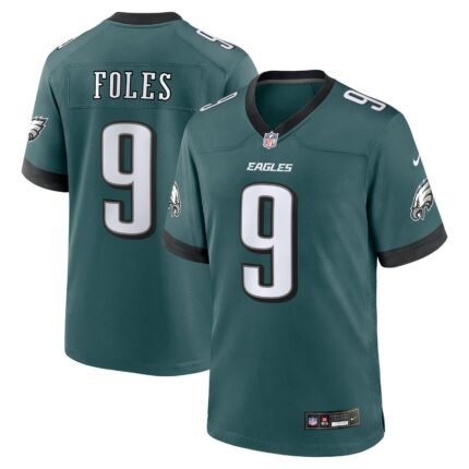 Nick Foles Philadelphia Eagles Nike Team Retired Game Jersey - Midnight Green