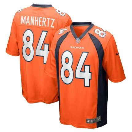 Chris Manhertz Denver Broncos Nike Game Jersey - Orange