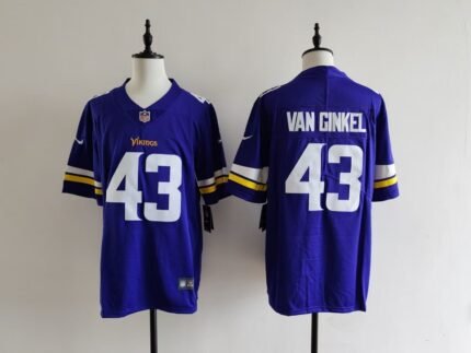 Men's Minnesota Vikings Andrew Van Ginkel Nike Jersey - Purple#43