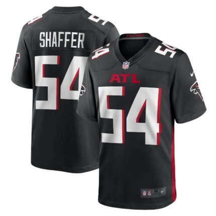 Justin Shaffer Atlanta Falcons Nike Game Jersey - Black