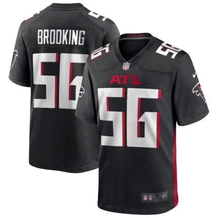 Keith Brooking Atlanta Falcons Nike Game Retired Jersey - Black