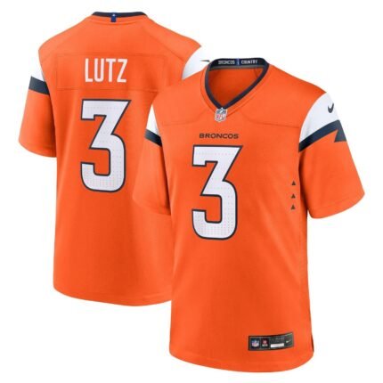Wil Lutz Denver Broncos Nike Team Game Jersey - Orange