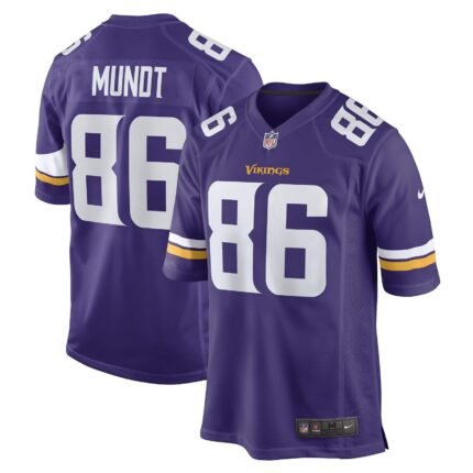 Johnny Mundt Minnesota Vikings Nike Game Jersey - Purple