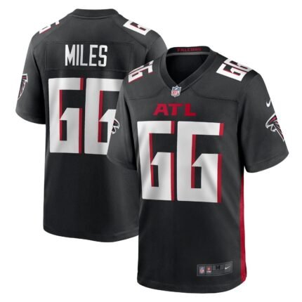 Joshua Miles Atlanta Falcons Nike Game Jersey - Black