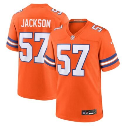 Tom Jackson Denver Broncos Nike Mile High Collection 1977 Throwback Retired Game Jersey - Orange