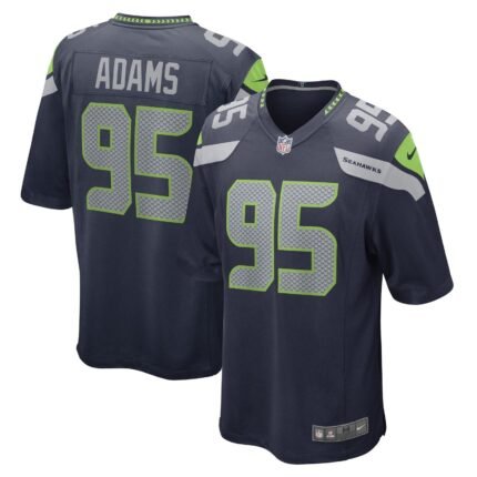 Myles Adams Seattle Seahawks Nike Game Jersey - College Navy