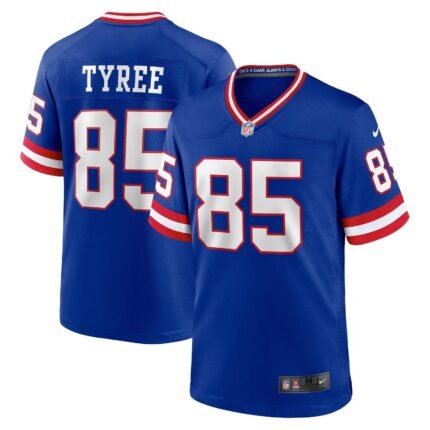David Tyree New York Giants Nike Classic Retired Game Jersey - Royal