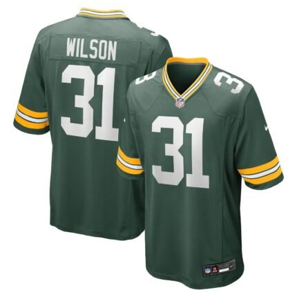 Emanuel Wilson Green Bay Packers Nike Game Jersey - Green