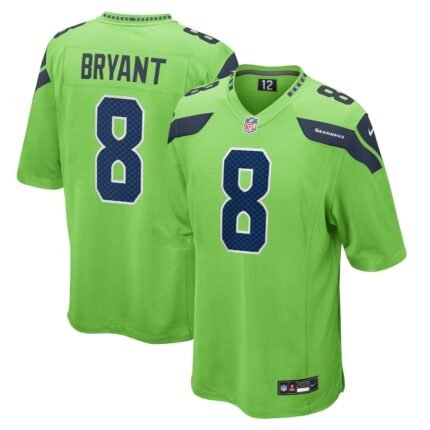 Coby Bryant Seattle Seahawks Nike Game Jersey - Neon Green