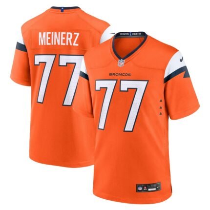 Quinn Meinerz Denver Broncos Nike Team Game Jersey - Orange