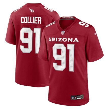 L.J. Collier Arizona Cardinals Nike Game Jersey - Cardinal