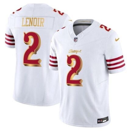 Men's Deommodore Lenoir San Francisco 49ers 2025 Rivalries Collection F.U.S.E. Limited White Jersey