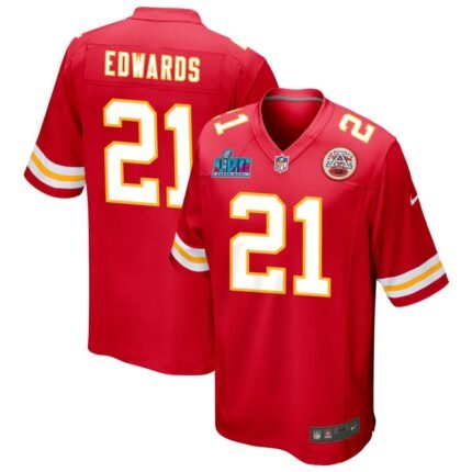 Mike Edwards Kansas City Chiefs Nike Super Bowl LVII Game Jersey - Red